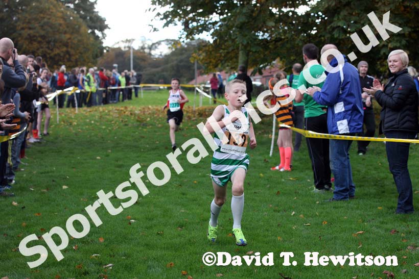 Orange 139 under-11 boys North East Harrier League, Blaydon. Photo: David T. Hewitson/Sports for All Pics